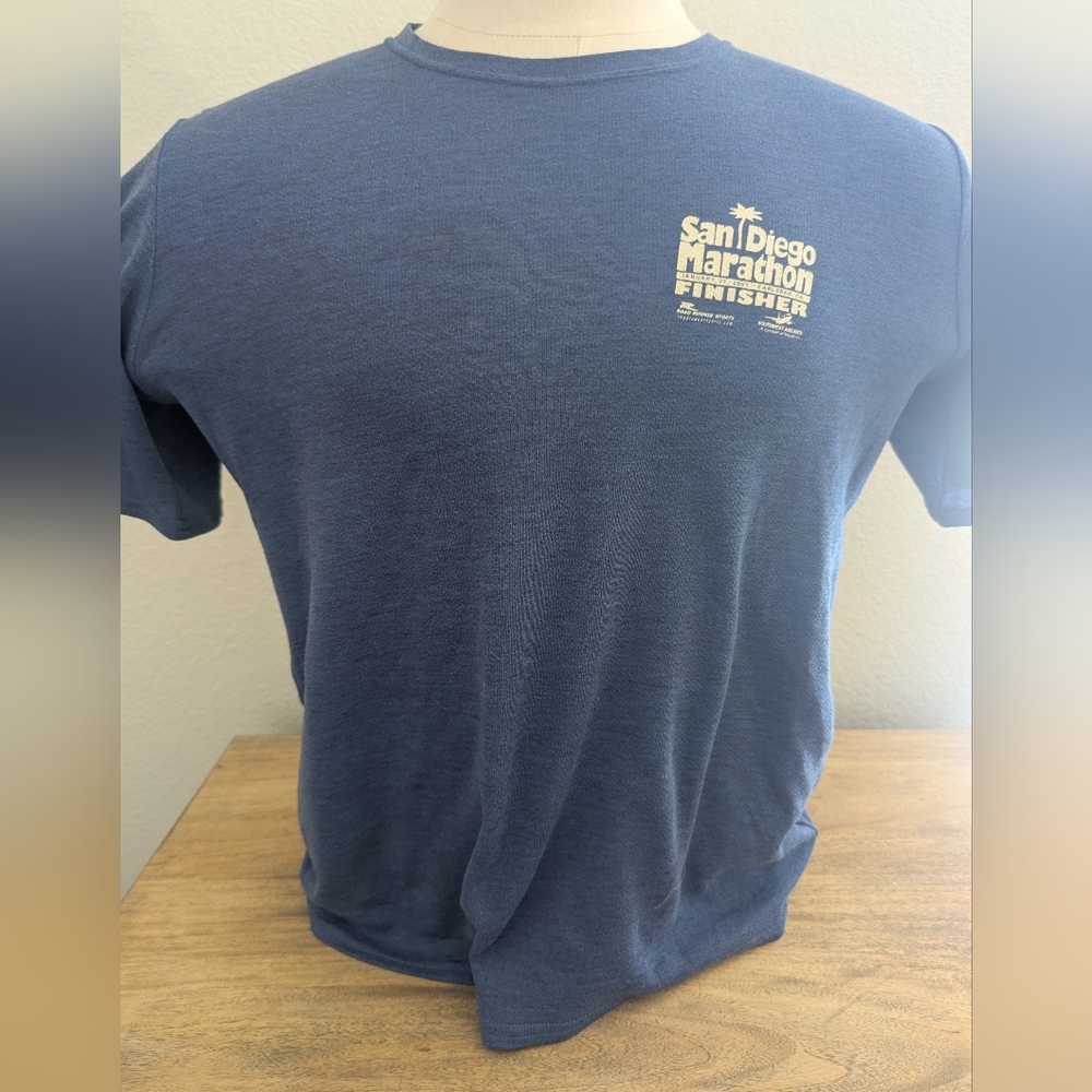 Polartec 2001 San Diego Marathon Finisher Blue T-Shirt | Large